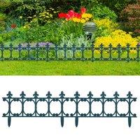 Berkfield Home Lawn Edgings 16 pcs Green 10 m PP