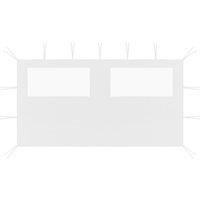 Berkfield Home Gazebo Sidewall with Windows 4x2 m White