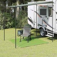 Berkfield Home Tent Carpet Light Green 250x250 cm HDPE
