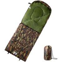 Berkfield Home Sleeping Bag for Adults Camping 3-4 Seasons in Green