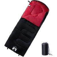 Berkfield Home Sleeping Bag for Adults Camping 3-4 Seasons in Red