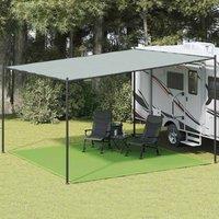 Berkfield Home Tent Carpet Light Green 400x400 cm HDPE