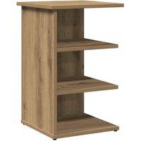 Berkfield Home Sideboard Artisan Oak 35x35x55 cm Engineered Wood in Brown | Size: 35 x 35 x 55 cm