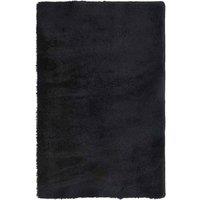 Berkfield Home Shaggy Rug High Pile NAVARRA Black 130x200 cm Polyester | Size: Medium