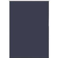 Berkfield Home Roller Blind Blackout Marine 100x150 cm Fabric Width 95.7 cm Polyester in Blue