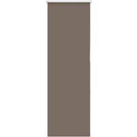 Berkfield Home Roller Blind Blackout Coffee 50x150 cm Fabric Width 45.7 cm Polyester in Brown