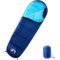 Berkfield Home Mummy Sleeping Bag for Adults Camping 3 Seasons in Blue