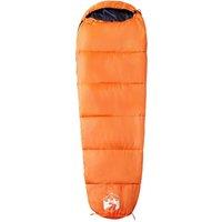 Berkfield Home Mummy Sleeping Bag for Adults Camping 3 Seasons in Orange