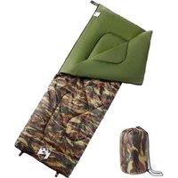 Berkfield Home Sleeping Bag for Adults Camping 3 Seasons in Green