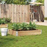 Berkfield Home Garden Planter 100x50 cm Solid Pine Wood in Brown