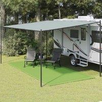 Berkfield Home Tent Carpet Light Green 250x500 cm HDPE in Black