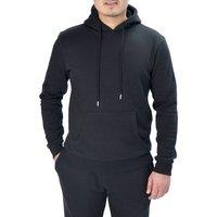Smart Living Men's Men Classic Pullover Hoodie Casual Long Sleeve Hooded Sweatshirt in Black | Size: Large