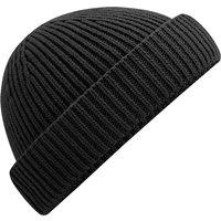 Beechfield Men's Harbour Fisherman Beanie in Black