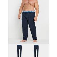 BadRhino Men's 2 Pack Lounge Trousers in Dark Navy | Size: 2XL
