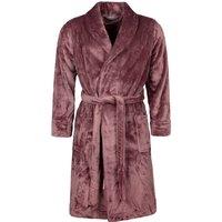 SOCKSHOP Heat Holders Women's 1 Pack Fleece Dressing Gown in Mauve | Size: XL
