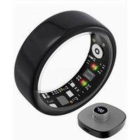 Obasyhig Women's Smart Ring for Women's Health Monitoring - Size 7 in Black