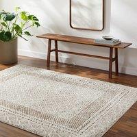 Livabliss Freud Modern High Pile Living Bedroom Rug in Brown | Size: 200 cm x 275 cm