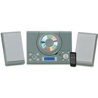 Grouptronics HIFI with CD Player Radio & AUX IN Socket For Connecting Phone MP3 Player Tablet or IPod in Grey