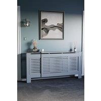 Home Discount Vida Designs Milton Adjustable MDF Radiator Cover Heating 820 x 2040 x 190 mm in Dark Grey