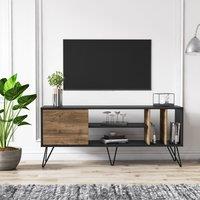 Decorotika Mistico TV Stand TV Unit for TVs up to 55 inches in Walnut