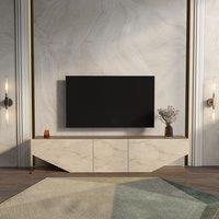 Decorotika Pearl TV Stand TV Unit for TVs up to 71 inch in Grey