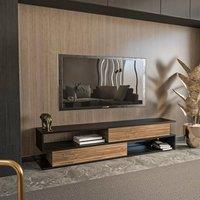 Decorotika Cortez Modern Tv Stand Tv Unit for Tv's up to 72 inch in Black
