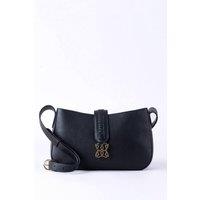 Lakeland Leather Women's 'Dalston' Leather Cross Body Bag in Black