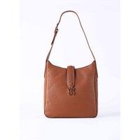 Lakeland Leather Women's 'Dalston' Leather Hobo Bag in Tan