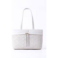 Lakeland Leather Women's 'Wasdale' Leather Tote Bag in White