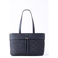 Lakeland Leather Women's 'Wasdale' Leather Tote Bag in Dark Navy