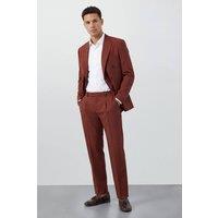 Burton Men's Rust Double Breasted Blazer | Size: 38S