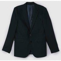 Burton Men's Dark Green Slim Fit Single Breasted Jacket | Size: 38R
