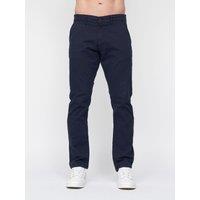 Duck&Cover Moretor Men's Slim-Fit Lightweight Stretch Canvas Chinos with Secure Penny Pocket in Navy | Size: 30R