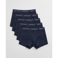 Gant Men's Trunk 5-Pack Marine in Navy | Size: Medium