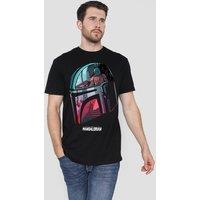 Star Wars - The Mandalorian Star Wars Mandalorian Helmet T-Shirt, Black | Size: 3XL