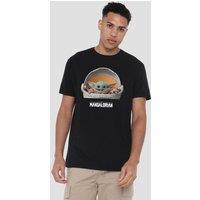 Star Wars - The Mandalorian Star Wars Mandalorian The Child Carriage T-Shirt, Black | Size: 3XL
