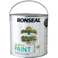 Ronseal Garden Paint White Ash 2.5 Litre | Size: 2.5L