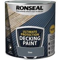 Ronseal Ultimate Protection Decking Paint Slate 2.5 litre | Size: 2.5L