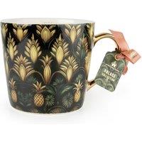 Candlelight Black Deco Pineapple Historic Royal Palace Inspired Mug
