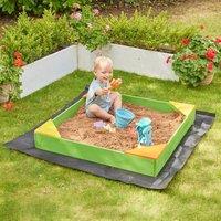Liberty House Toys Basic Sand Pit with Cover in Light Green