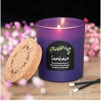 KDMD Samhain Spiced Pumpkin Wheel of the Year Candle in Lavender