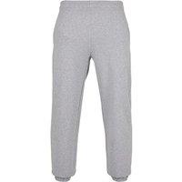 Build Your Brand Men's Basic Jogging Bottoms in Grey | Size: 3XL