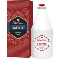 Old Spice Men's Captain After Shave Lotion 100ml in White