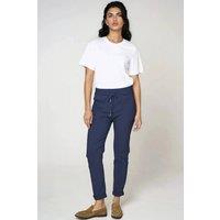 Aftershock London Women's Stretch Drawstring Trousers in Navy | Size: S/M
