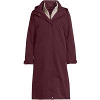 Lands' End Women's Petite 4-in-1 Coat in Burgundy | Size: 14-16