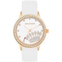 Juicy Couture Women's JC1342RGWT 38mm Quartz Watch in White