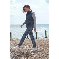 WoolOvers Women's Lynford Puffer Gilet in Navy | Size: 12