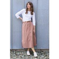 Lily & Me Women's Estuary Midi Skirt in Pink | Size: 12