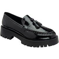 Ravel Women's Black Patent 'Ord' Almond-Toe Loafers | Size: 8