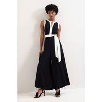 Phase Eight Women's Elowen Wide Leg Jumpsuit in Black | Size: 14